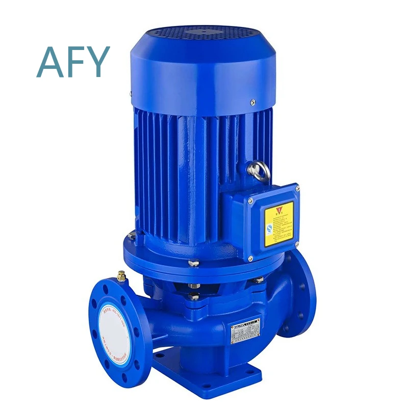 IRG ISW Vertical Pipeline Pump for Industrial High Pressure Applications 380V Three Phase Horizontal Centrifugal Water Pump