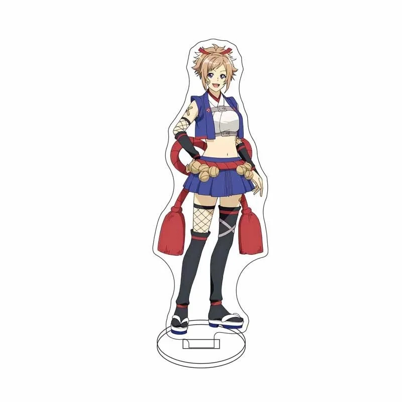 15cm Game COMPASS Tenmonji Atari Gustav Heidrich Zero Night Luna Cosplay Stand Plate Cartoon Figure Character Model Prop view 3