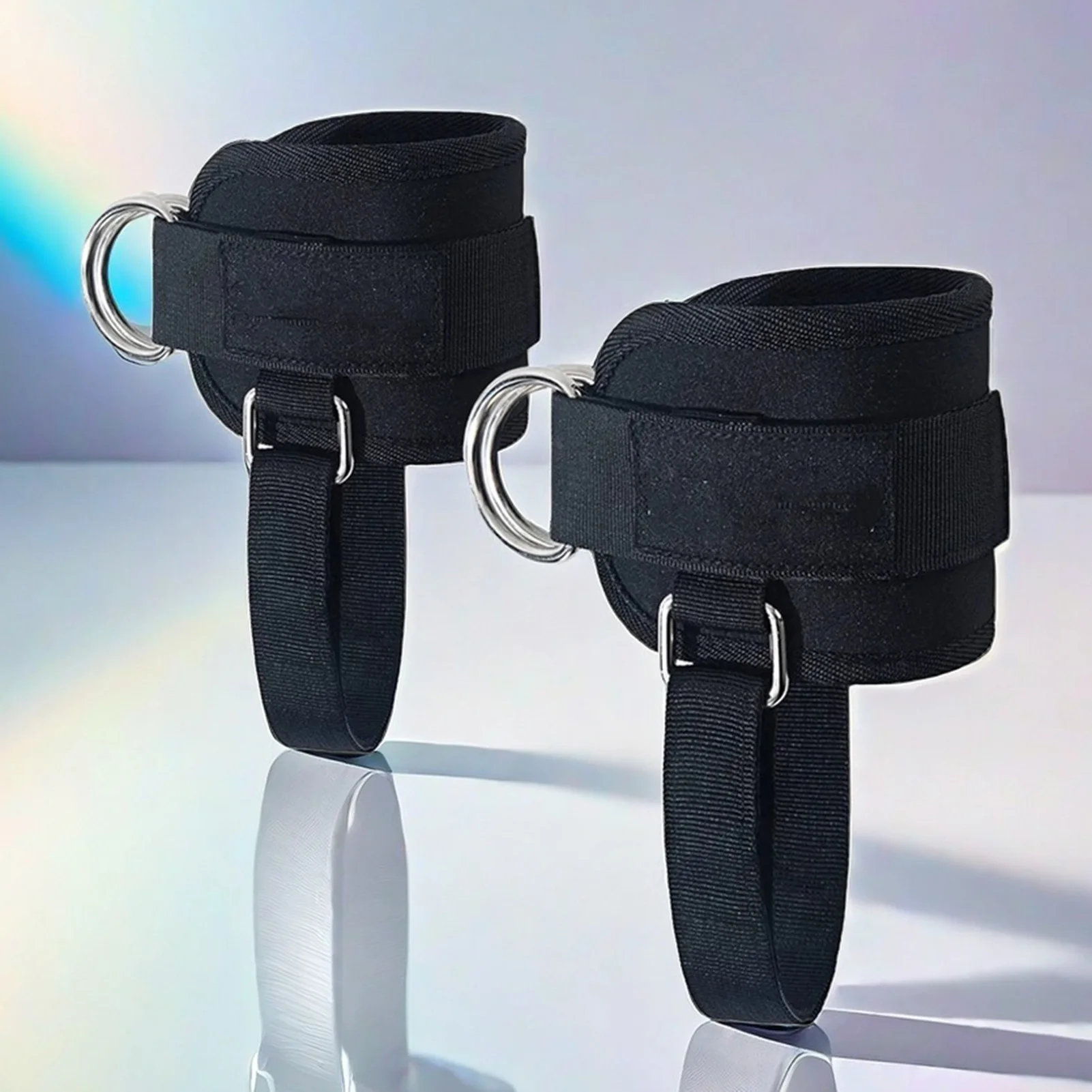 Ankle Straps Adjustable Gym Ankle Straps for Leg and Glute Workout Power Rack Resistance Band Accessories Durable Soft