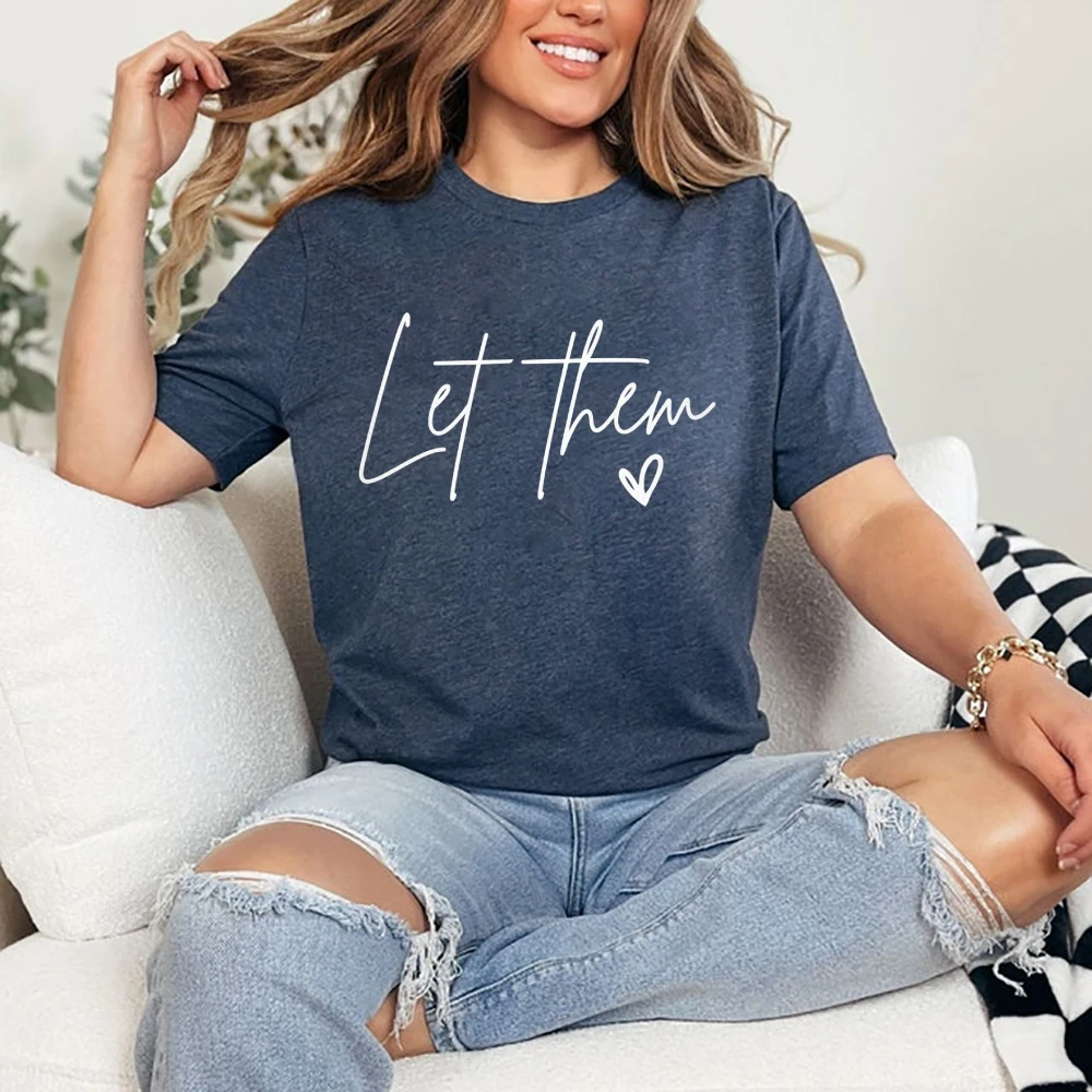 Let Them Comfort Colors Shirt, Inspirational Shirt, Positive Saying Shirt, Mental Health Shirt, Self Love Gift