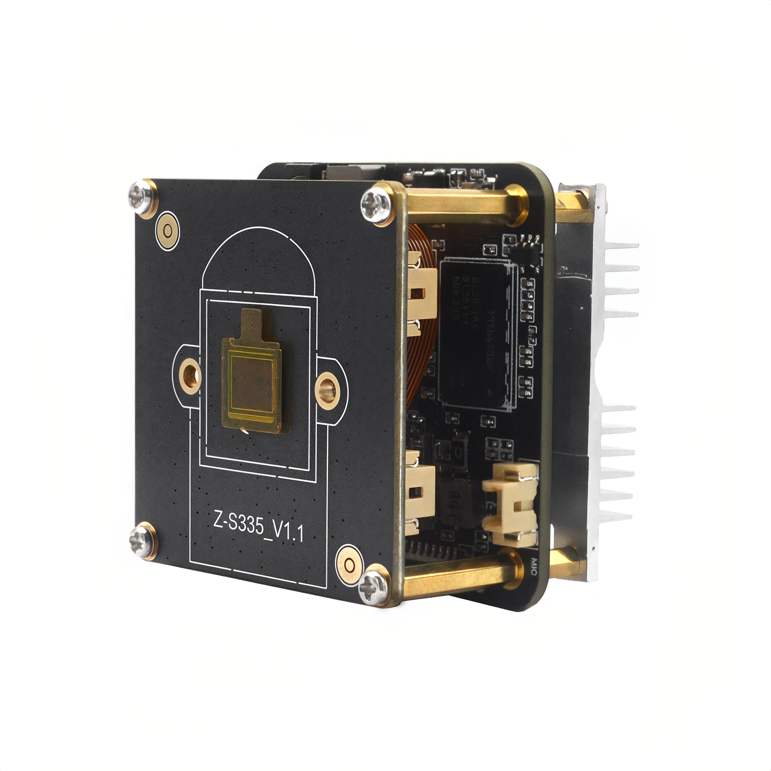 Zhst M335H16D5_L21 IMX335 5MP 30FPS Night Vision Network Camera Module Hi3516DV500 AI Chips Supports AI Denoise Low Lux RTSP