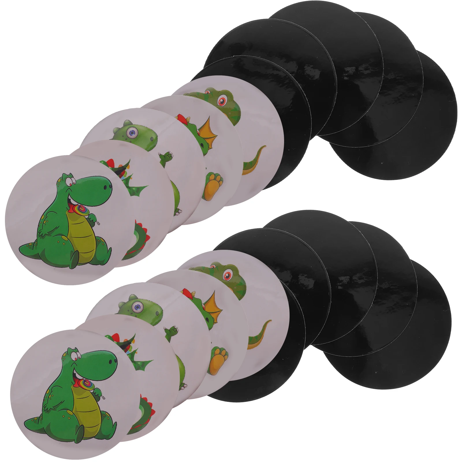 20Pcs Thermochromic Potty Training Stickers Fun Animal Pattern Reveal with Temperature Change for