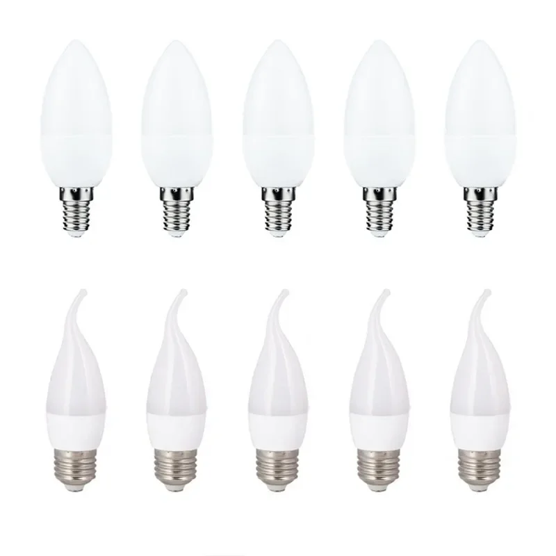 10pcs/lot LED Fridge Light Bulb E14 3W Refrigerator Corn bulb 220V LED Lamp Cold White/Warm white SMD2835 Replace Halogen Lights