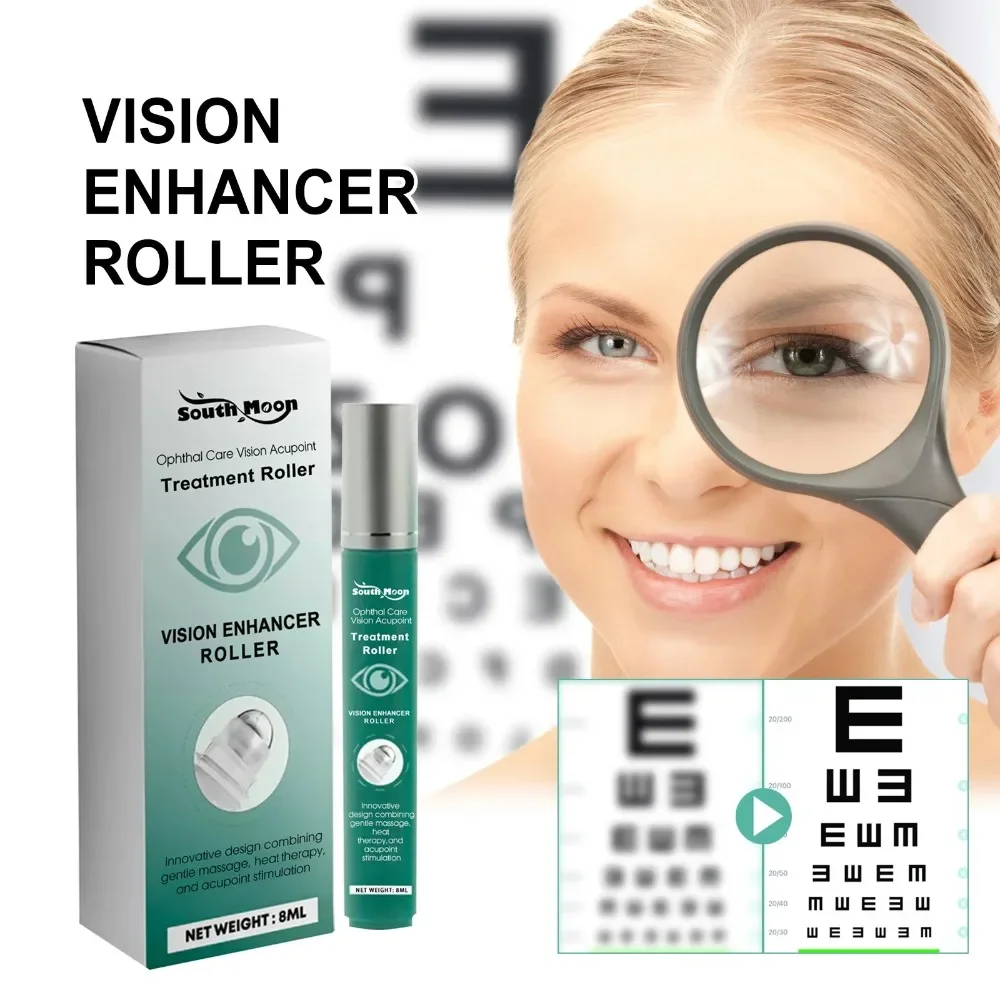 Miopia Tratamento Rolo Líquido, Enhanced Eye Massager, Melhorar Edema, Aliviar a Visão Olhos Secos, Anti-Fadiga