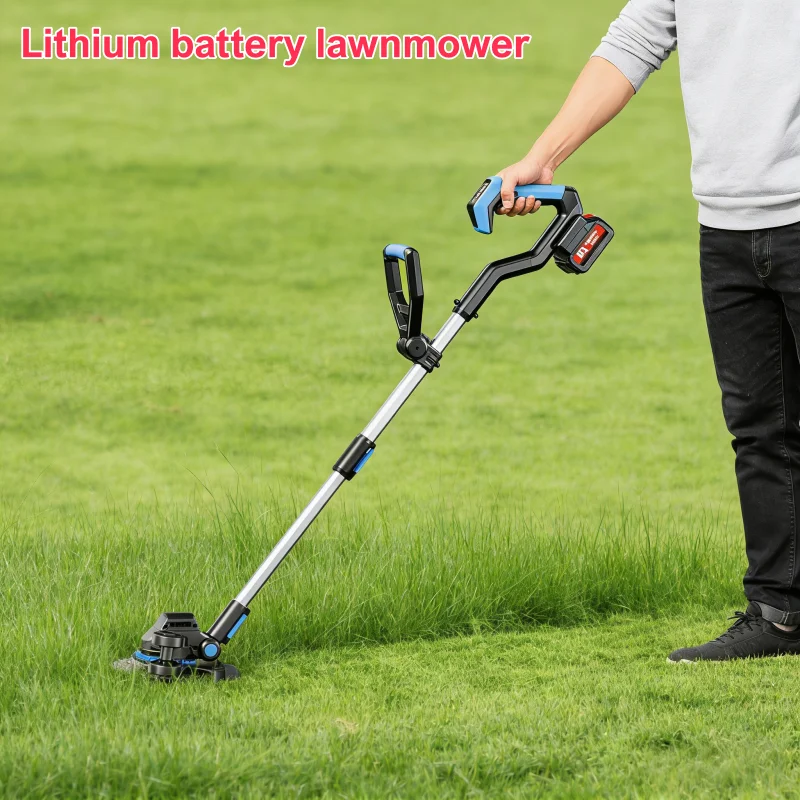 Electric Lawn Mower Gardening Handheld Harvester Weeder Grass Cutting Machines Debroussailleuse À Batterie Tagliaerba Batteria
