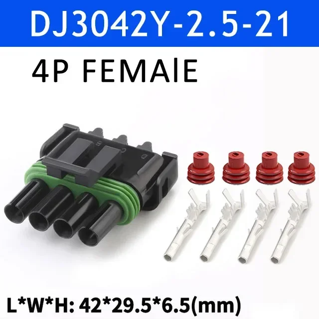 4P Female Single Row