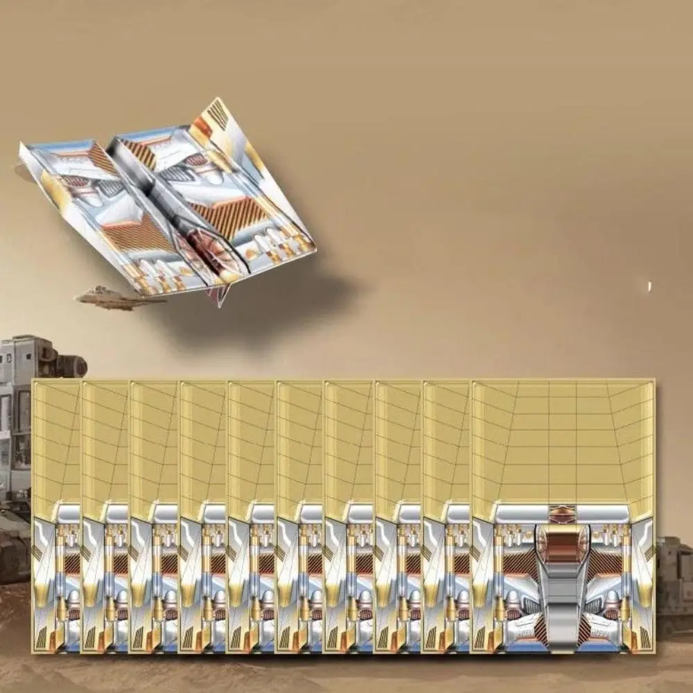 

Paper Handmade Airplane Origami Art Learning Montessori Airplane Origami Set 3D Folding Versatile Paper Aircraft Toy