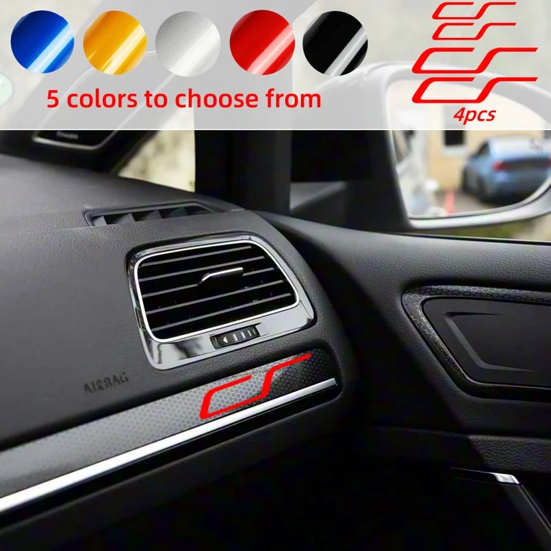 4Pcs, 5 Colors Available, Car Body Sticker for Volkswagen VW Clubsport CS GOLF7 GOLF8 MK7 MK8 Creative and Personalized Stickers