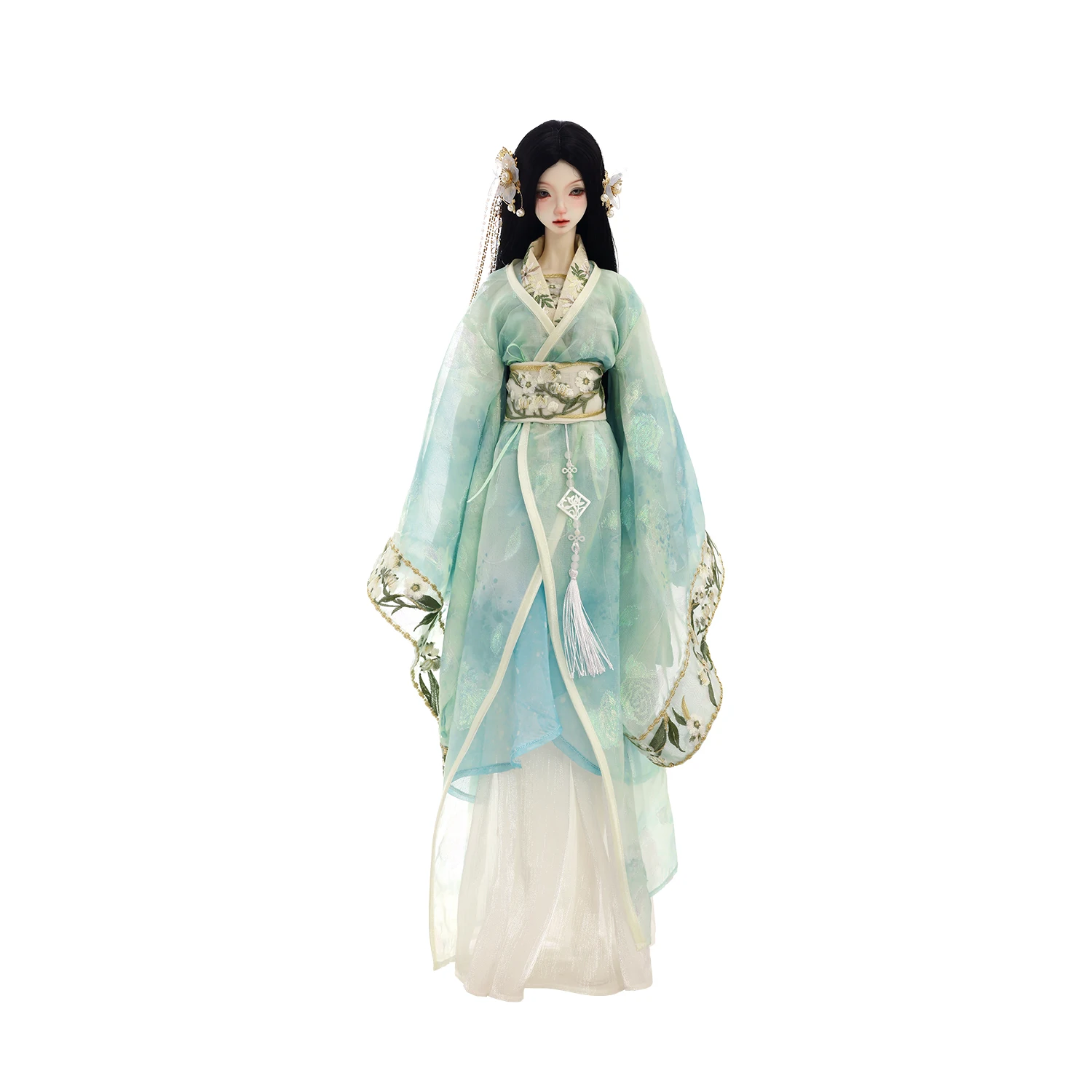 Bjd Puppe 1/3 Winter D LLS69 SD Chinesische Weibliche Gelehrte Smaragd Elf Fullset Kunst Figur Shugafairy Fullset Kleidung Action Figur
