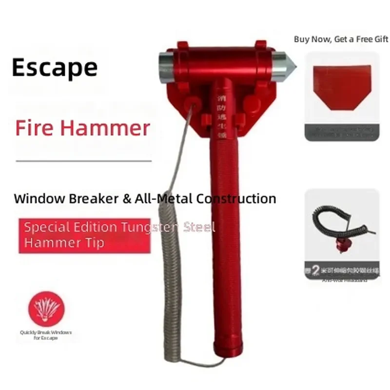 for School Fire Inspection Hammer Glass Door Special Household Escape Hammer Office Tempered Glass Door Broken Window with