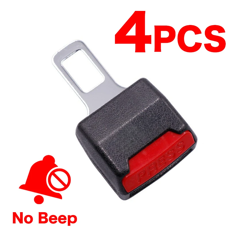 Car Seat Belt Clip Safety Buckle Extension Socket Extender Padding Plug Tool Insert Stop No Beeping Avoid