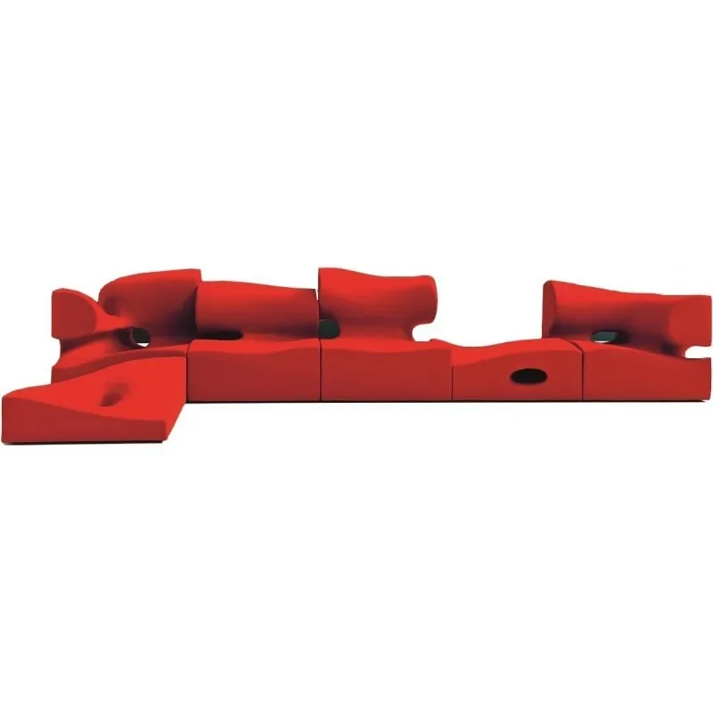 

Hollow keel shape splicing sofa, fiberglass designer model
