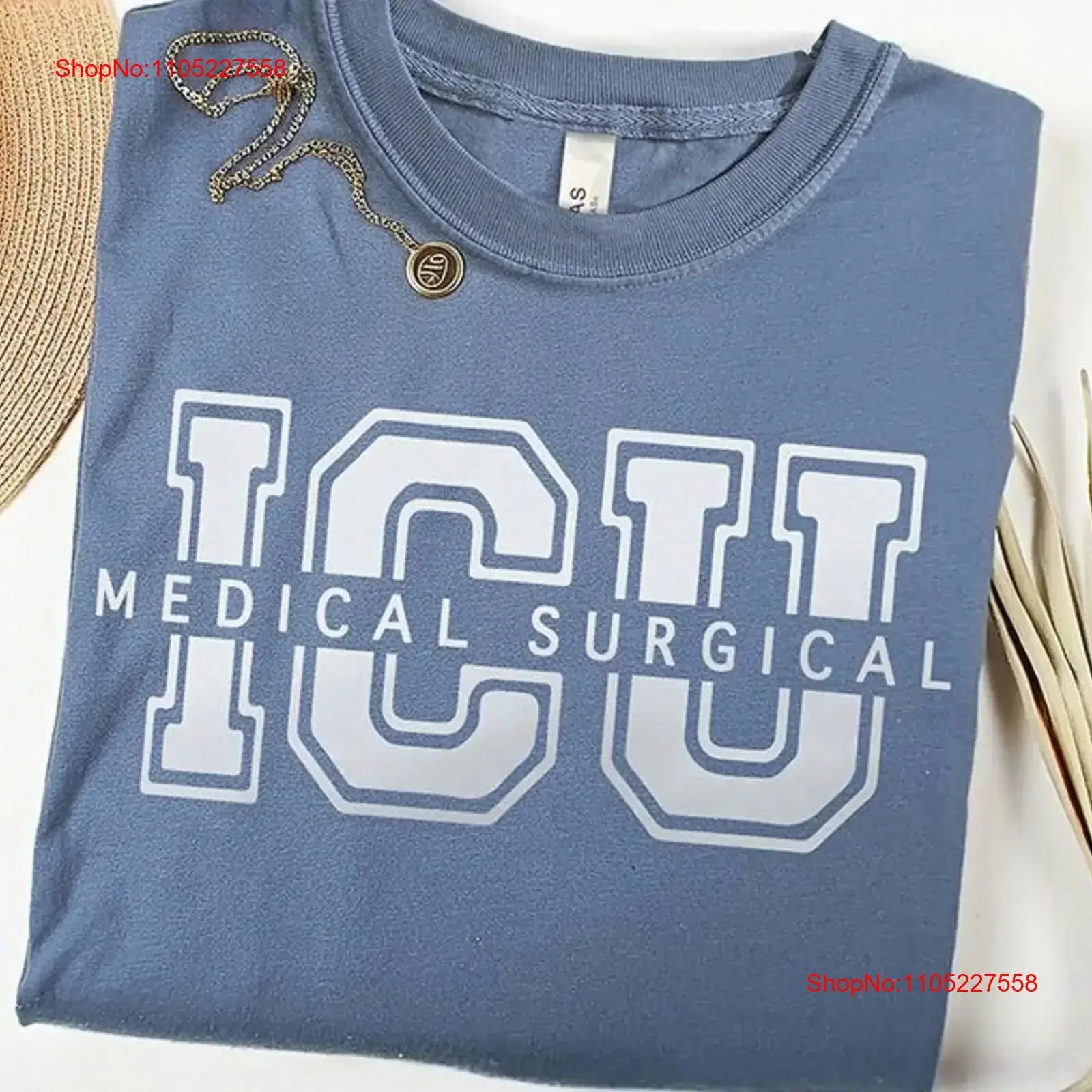 Varsity Med Surg ICU Nurse T Shirt MSICU Medical Surgical Intensive Care Unit Future RN Graduation vintage Washed