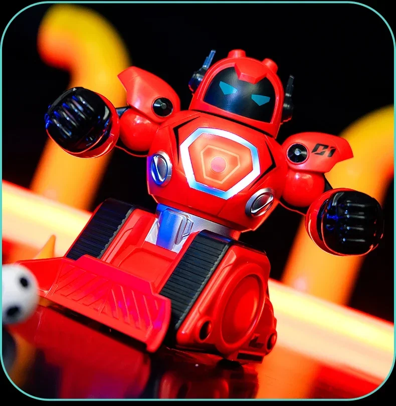 JJRC R30 ラジコン対戦型ロボット、ダブルボクシングサッカー、親子で楽しめるDIY組み立て式子供用おもちゃロボットギフト