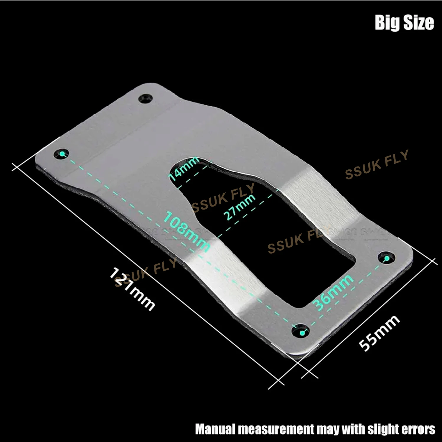 Universal Motorcycle Trunk Bottom Base Plate Quick-Release Mounting Slot Rear Side Box Slot Tail Top Box Bottom Installation