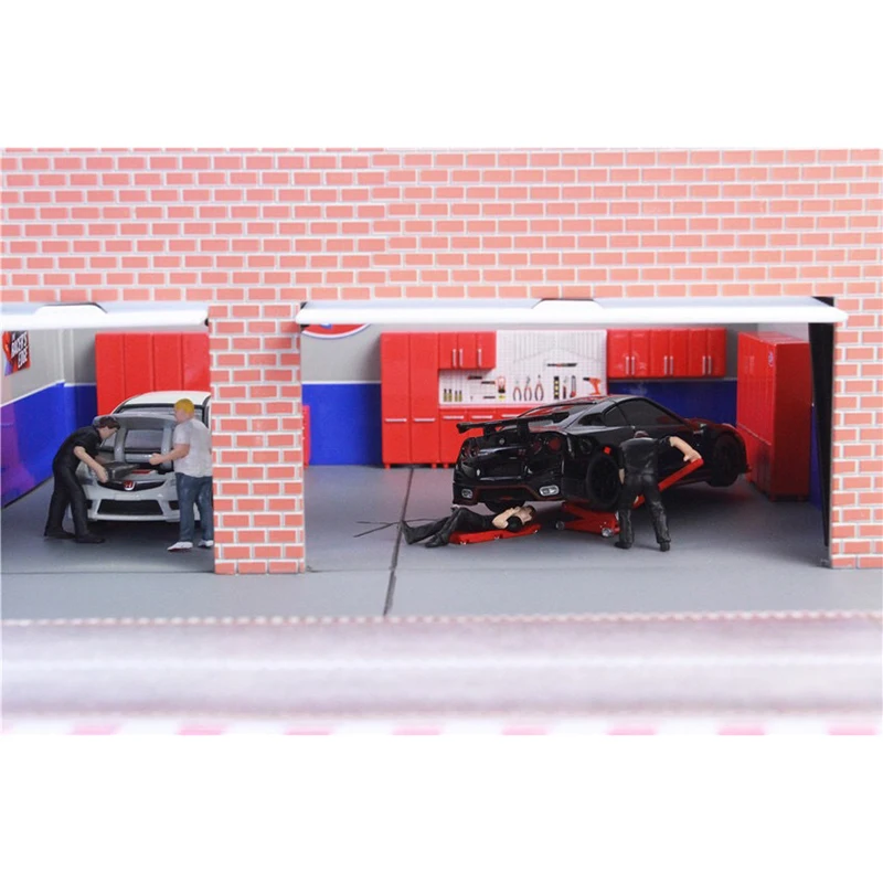 1:64 Tiny Resin Doll Automobile Repairman Figurine Toys
