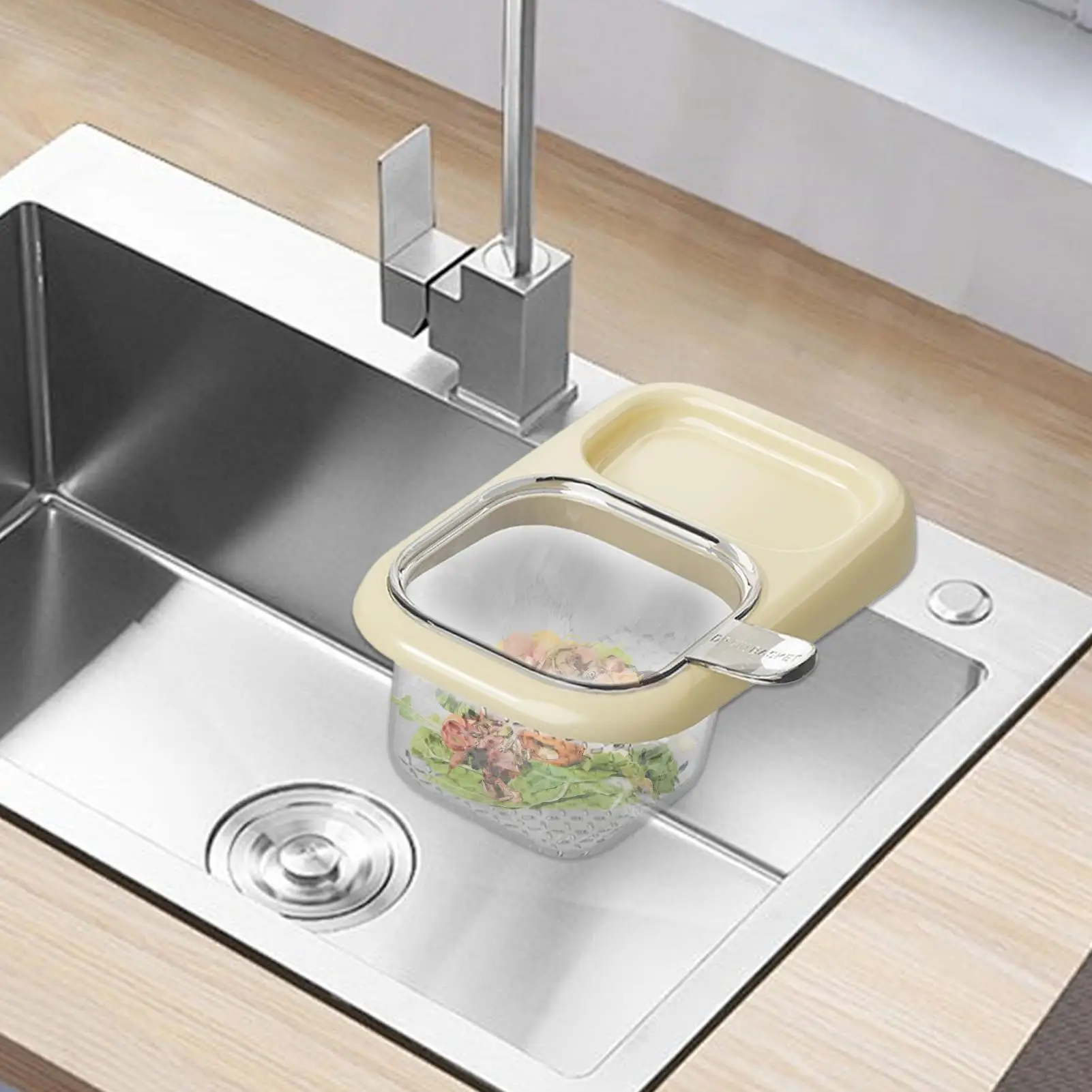 

Sink Basket Fine Mesh Drying Filter Food Catcher Drain Basket Filter Sink Accessories for Clog Prevention Waste Disposal