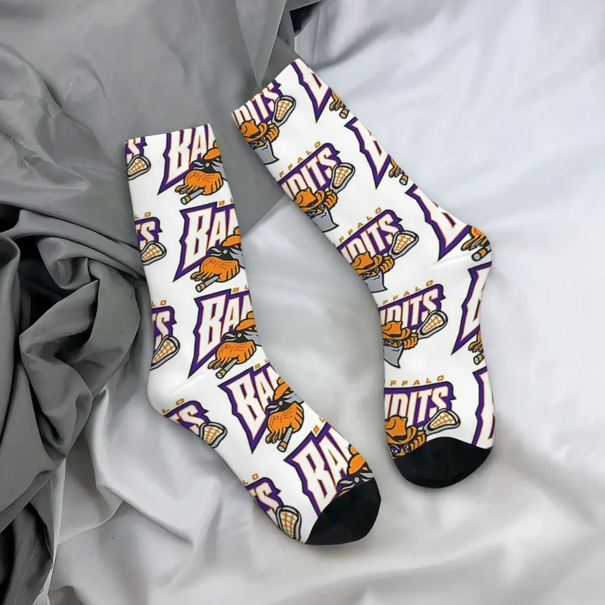 Büffel banditen Logo Design Socken Harajuku Schweiß absorbierende Strümpfe die ganze Saison über Socken für das Geburtstags geschenk der Frau