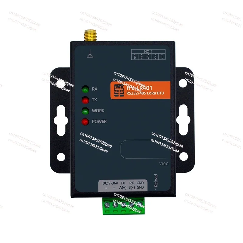 Lora Spread Spectrum Digital Radio 485/232 Industrial Wireless Gateway PLC Point-to-Point Remote Communication LR401