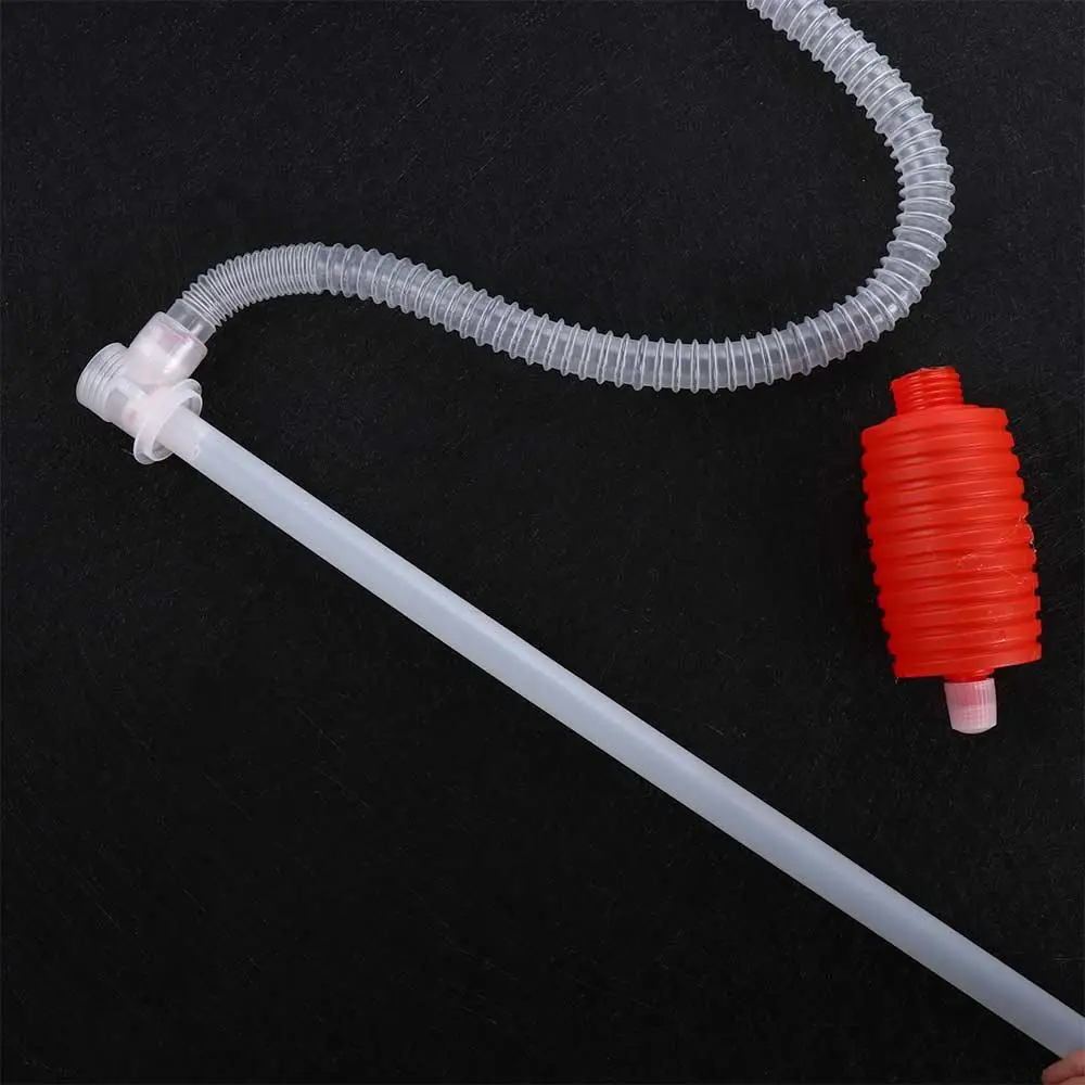 2Pcs Manual Siphon Suction Water Chemical Liquid Pump Truck Fuel Oil Gasoline Diesel Transfer Sucker Hand Fuel Transfer Pump