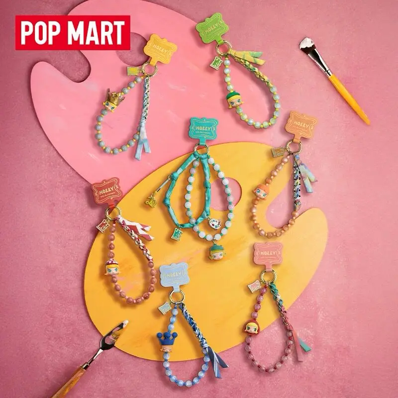 

POPMART MOLLY 20th Anniversary SCENERY ALONG THE WAY Series: Подвесные брелоки-сюрпризы (Blind Box) – креативная коллекция подарков