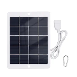 3W 5V Portable Solar Charger Waterproof Solar Panel Charger USB for Charging Mobile Phones Mini Fans LED Light Monitor Camera