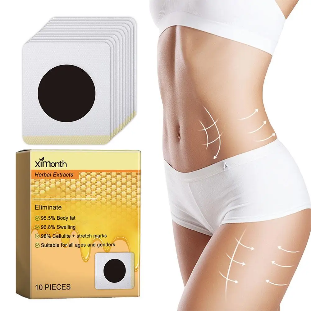 1/2/3/5 Boxes Bee Circulatory Drainage Slimming Patch Belly Slimming Patch Lose Weight Fast Burning Fat Health Care