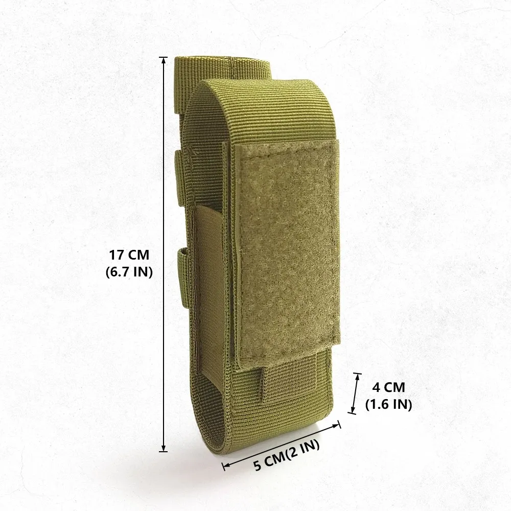 Tactical Molle Nylon Tourniquet Pouch, Holder Holster para Emergência ao ar livre, Caça aos Primeiros Socorros