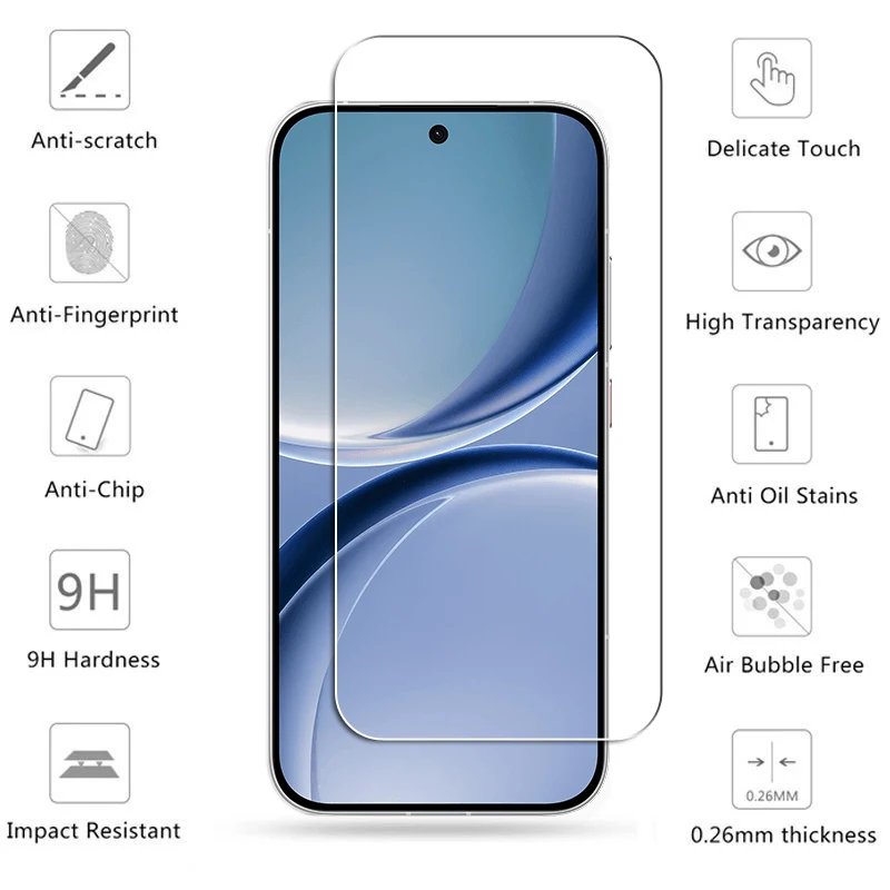 Vollflächiges Glas für Poco X8 Pro, gehärtetes Glas, Poco X8 Pro Displayschutzfolie, HD-Schutzfolie für Handykameras, Poco X8 Pro – Detail 2