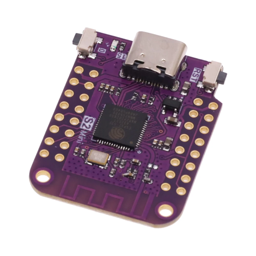 ESP32 S2 Mini V1.0.0 - LOLIN WIFI IOT Board based ESP32-S2FN4R2 ESP32-S2 4MB FLASH 2MB PSRAM MicroPython Arduino Compatible