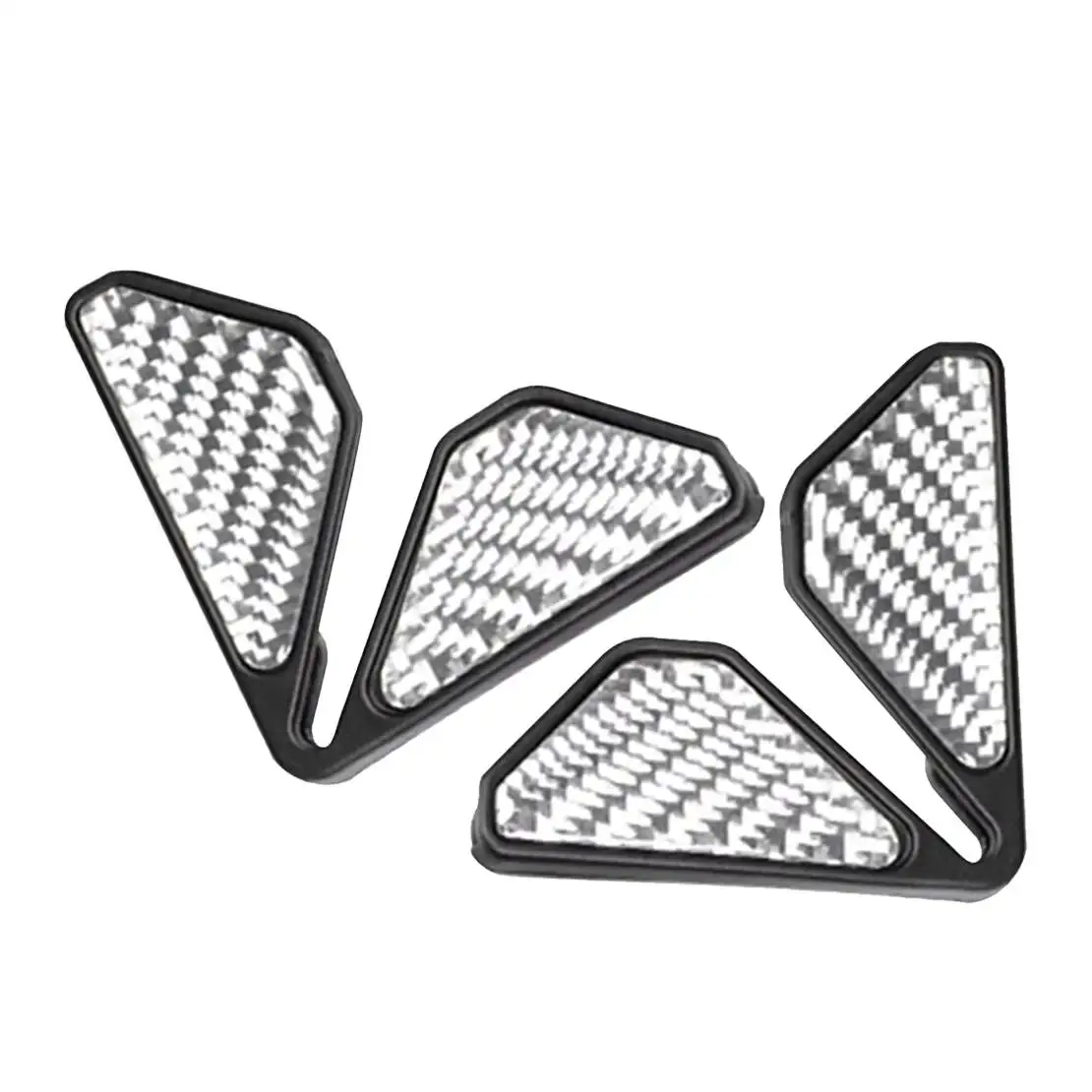 

Универсальная 1 пара угловых краев двери автомобиля, защита от царапин, наклейки, чехлы серебристого цвета