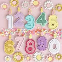 KSCRAFT Birthday Candle Numbers Metal Cutting Dies Stencils for DIY Scrapbooking Decorative Embossing DIY Paper Cards