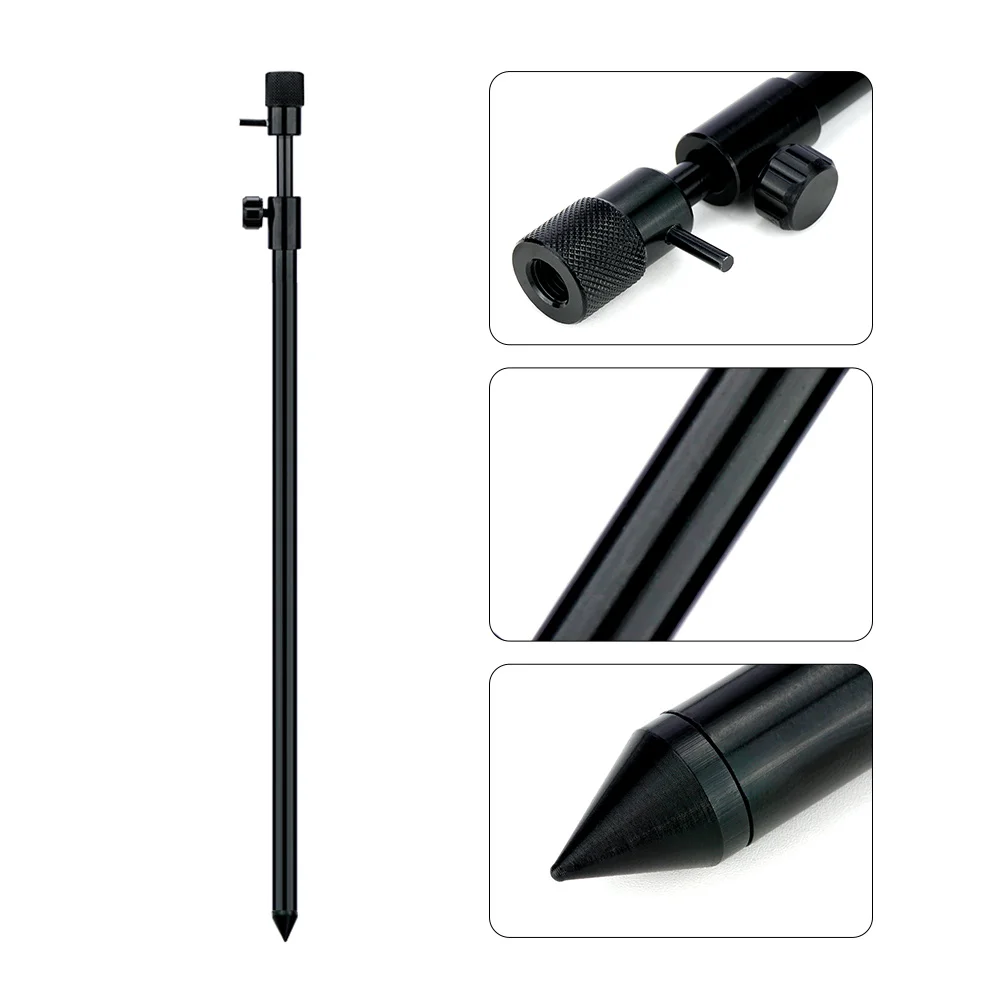 Hirisi Juego carpfishing con tubos portacañas, banksticks y alarma de picada - imagen 2