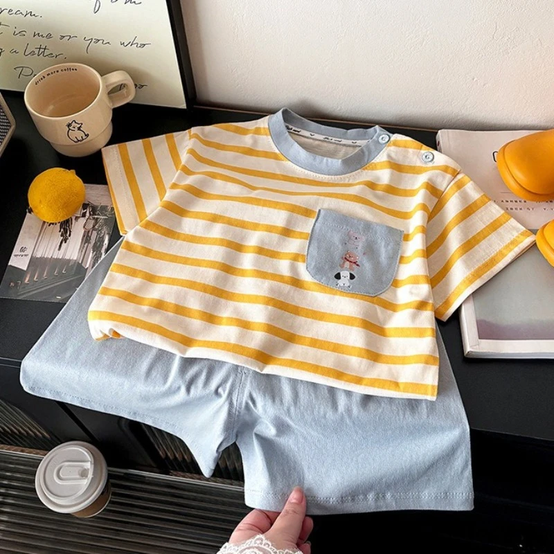 3D Toy Kids' Sets and Outfits 2PCS Baby Boys Girls Short Sleeve T-Shirt + Shorts Toddler Cotton Children Fun Print Loose Clothes