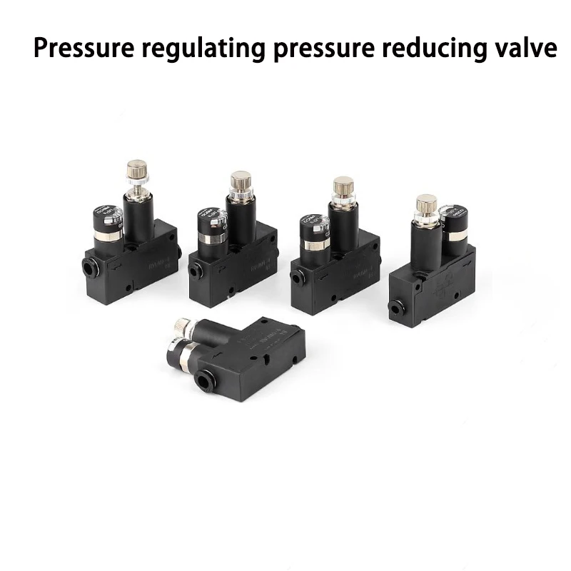 1pcs Micro Pressure Regulating Valve Pressure Reducing Valve RVUM6-6 RVUM4-4 LRMA-QS-6 LRMA-QS-4