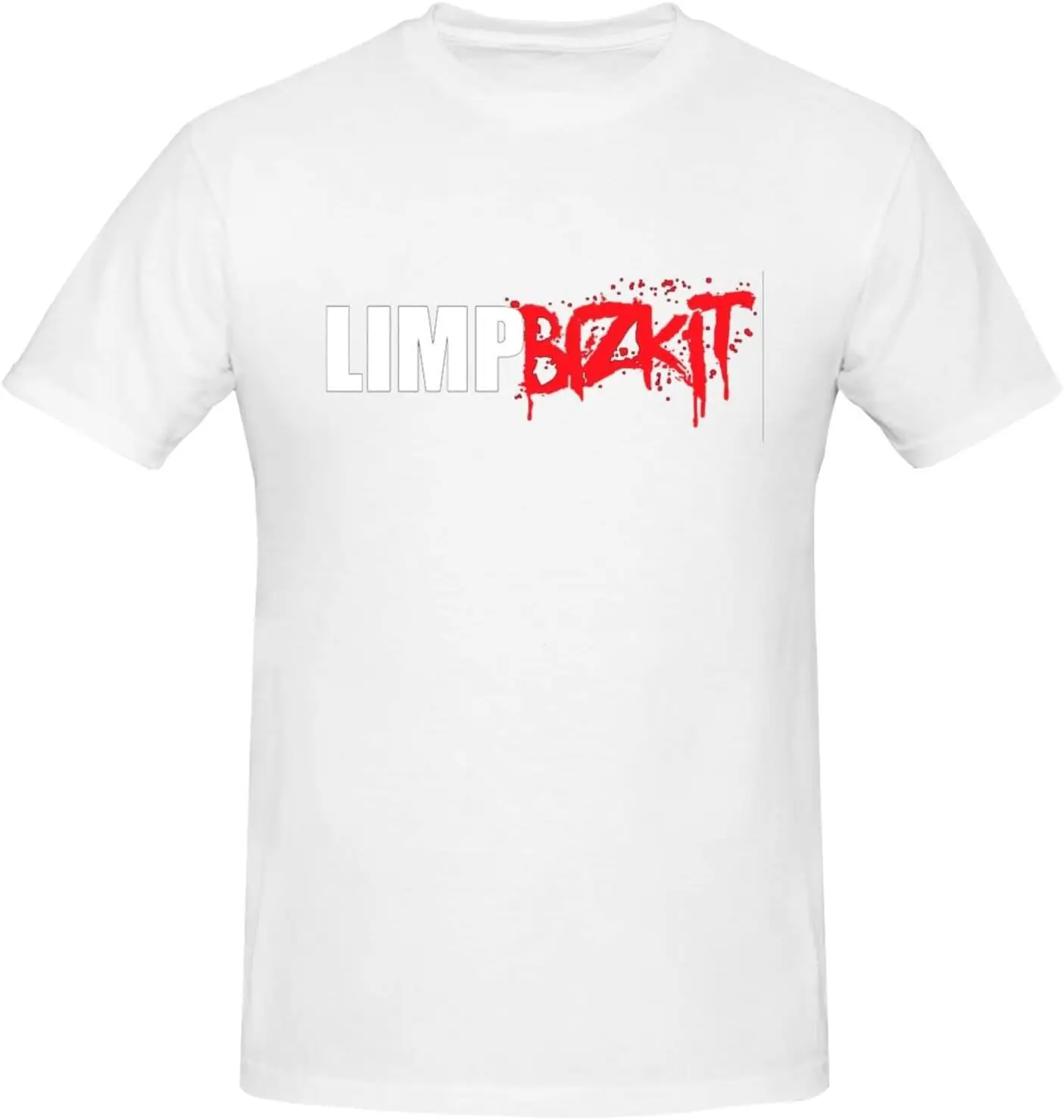 Limp Music Bizkit Shirt Fashion Performance Basic Short Sleeve T-Shirt, Classic Crew Neck Casual Top Black