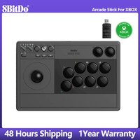 8BitDo Arcade Stick Microsoft Officially Licensed For Xbox Series X/S Xbox One and Win10 Wireless 2.4G/Wired USB-C Arcade Stick