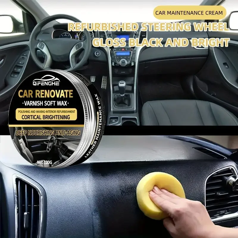 Automotive Interior Plastic Refurbishment Refresher Wax Coatings for Automotive Panel and Dashboard Care