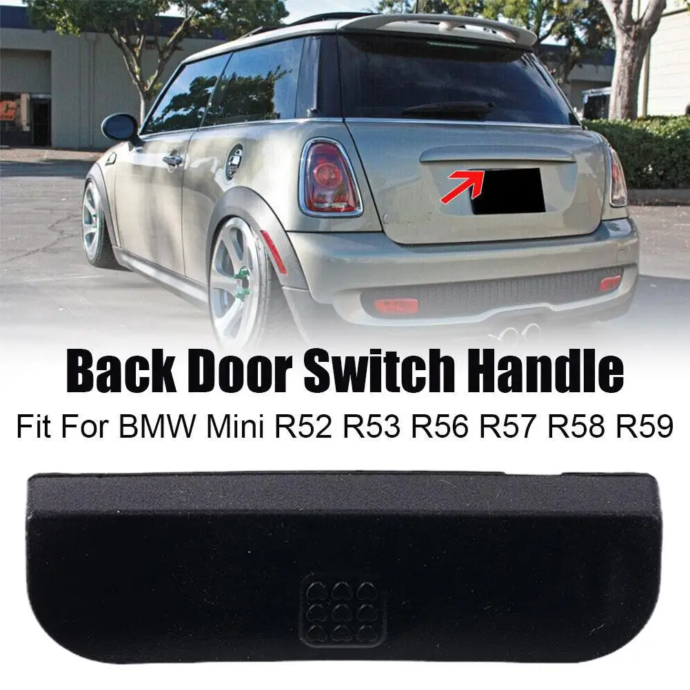 Rear Bumper Trunk Back Door Handle Button Cover For BMW MINI Cooper R50 R52 R55 R56 Car Decoration Accessories D7N0