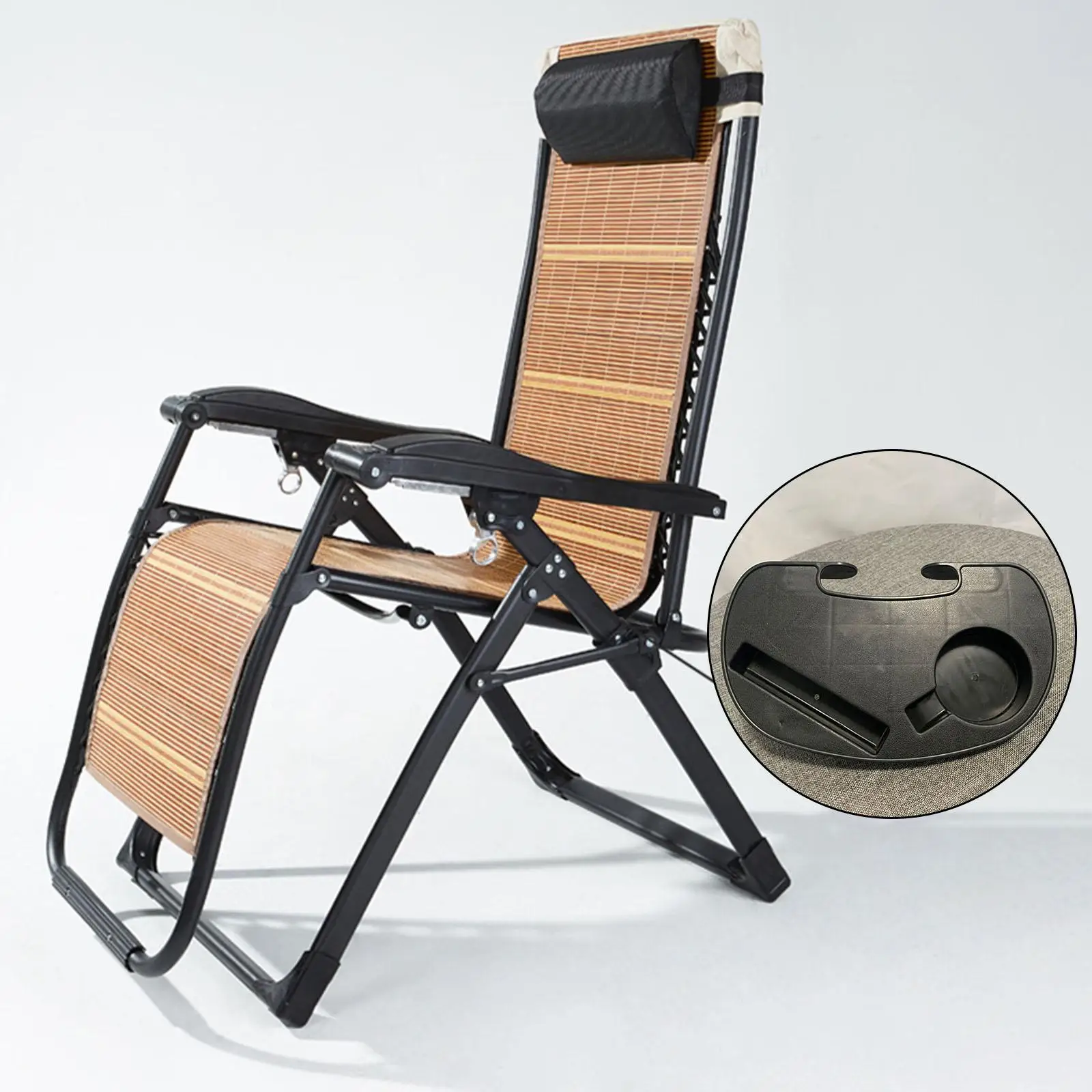 

Drink Holder Stand Folding Accessories Tools Folding Tray for Garden Outdoor Sun Loungers Lounge Backyard