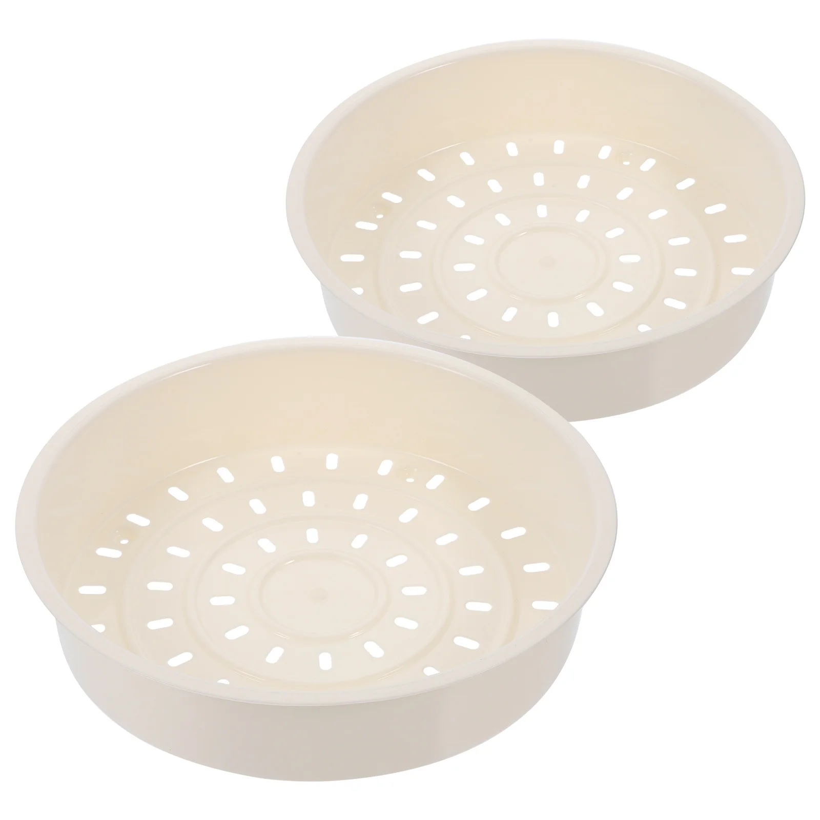 

2 Pcs 3L5L Steaming Basket Tray for Rice Noodle Eggs Fish Corn Seafood Cooking Machine Stainless Plastic Kitchenware