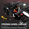 1828PCS 박쥐 자동차 빌딩 블록 기술 Supercar 자동차 모델 벽돌 빛으로 설정 어린이 DIY 교육 장난감 데스크탑 데코 선물 5