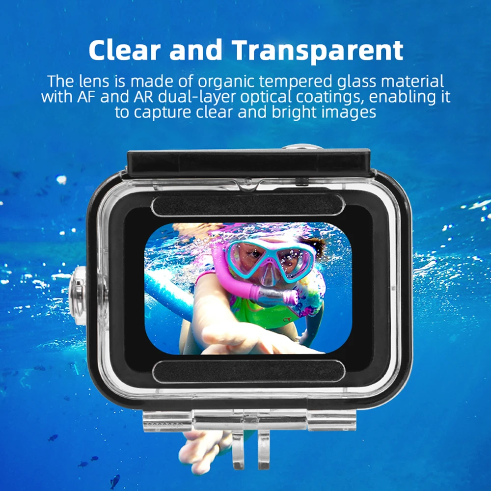 Waterproof Cover Underwater Diving Filter for GoPro Hero 13/12/11/10/9 Red Pink Purple Dive Filters Action Camera Accessory