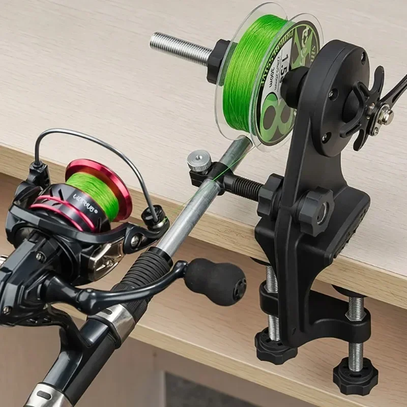 Fishing Reel Device Fishing Line Fishing Tool Capable Winding Single Reel Multiple Multifunctional Rotating Casting Rod Holder