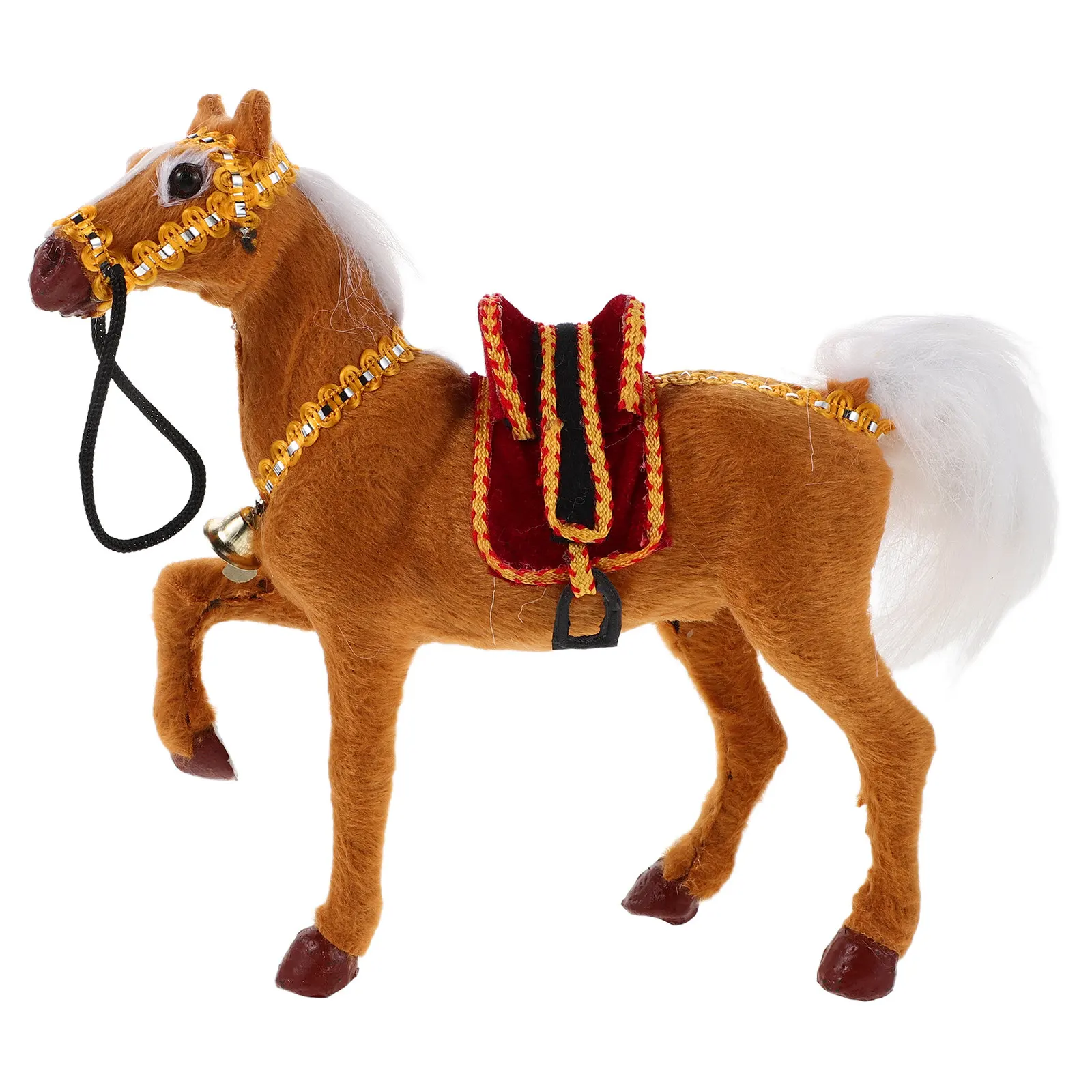 

Simulated Horse Sound Animal Interactive for Kids Play Birthday Party Farm Decoration Small Horse Figure Animal Play