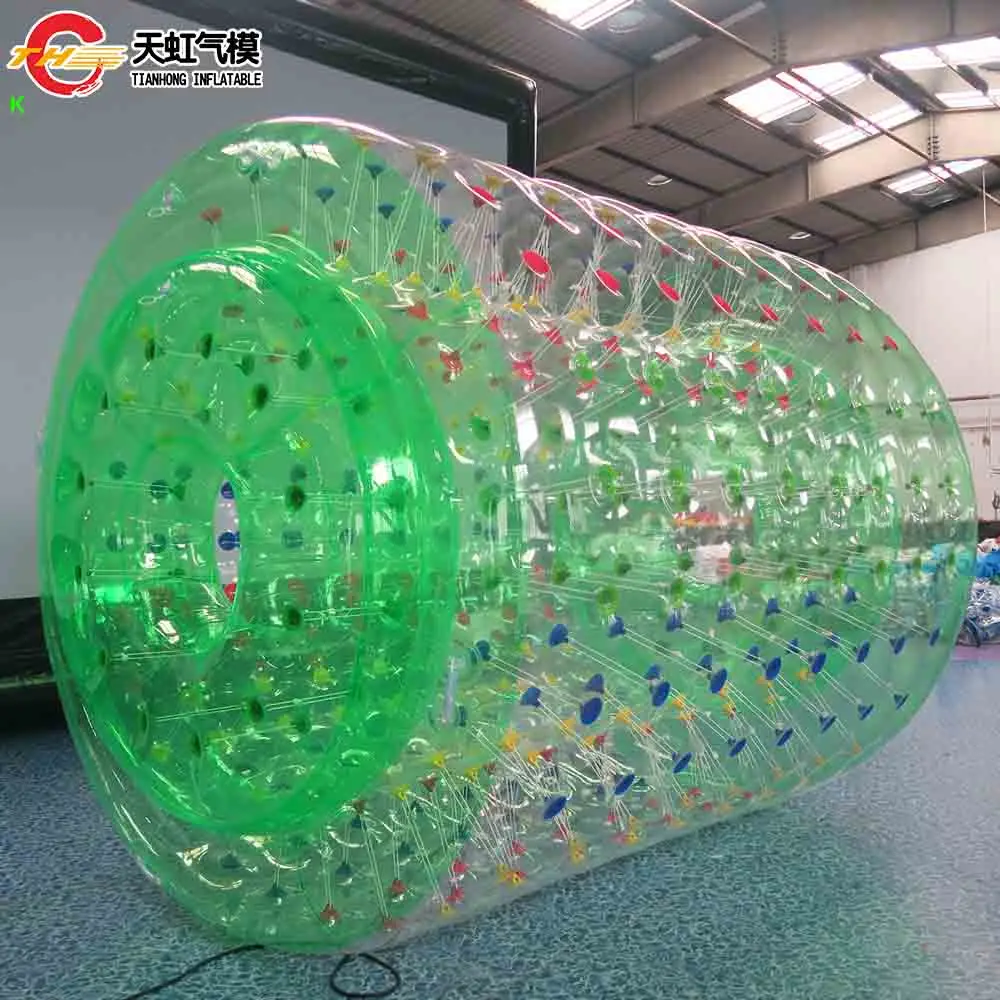 التجارية دائم 2 متر/2.5 متر العملاق نفخ عجلة المياه الأسطوانة حمام سباحة تعويم ألعاب المتداول الإنسان للحدائق المائية في الهواء الطلق