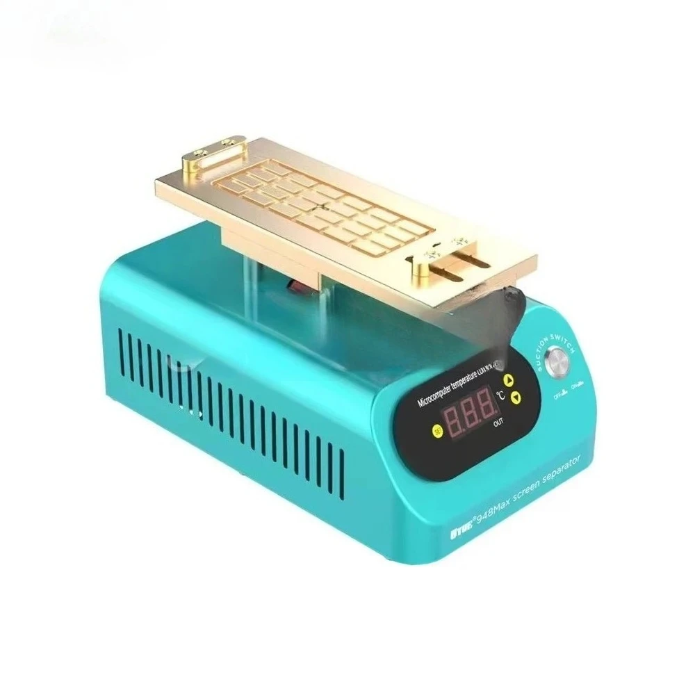 948 -II Rotating Screen Separator Powerful Suction Double Pump LCD Glass Glue Cleaning Separation Repair