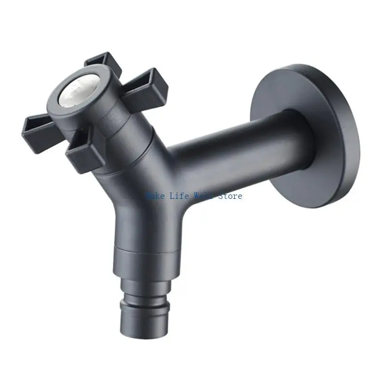 

Modern Steel Washer Faucet Ergonomic Twist Operation Simple Setups for Home Use