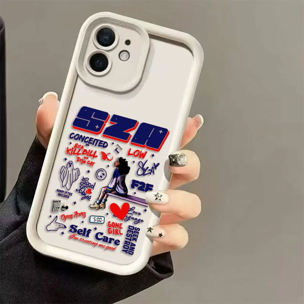 Cantante S-SZA SOS Cassa Del Telefono Per MOTO G9 G22 G24 G30 G32 G34 G52 G53 G54 G60 G75 G84 G85 E22 E32 E40 EDGE 40 50 60E TPU Caso