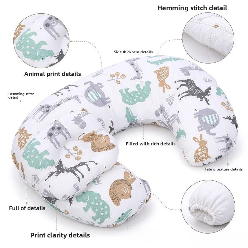 U Shaped Nursing Pillow Multifunctional Breastfeeding Support Cushion Soft Maternity Pillow for Baby Feeding